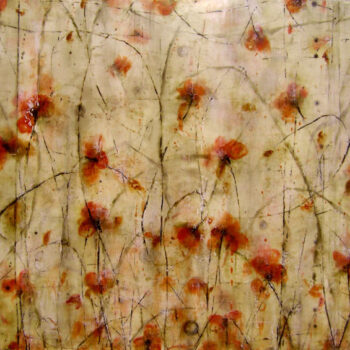 Betsy Eby, Elixir: Doi Sutep, 2004, Mixed media on panel, 48 x 60 inches