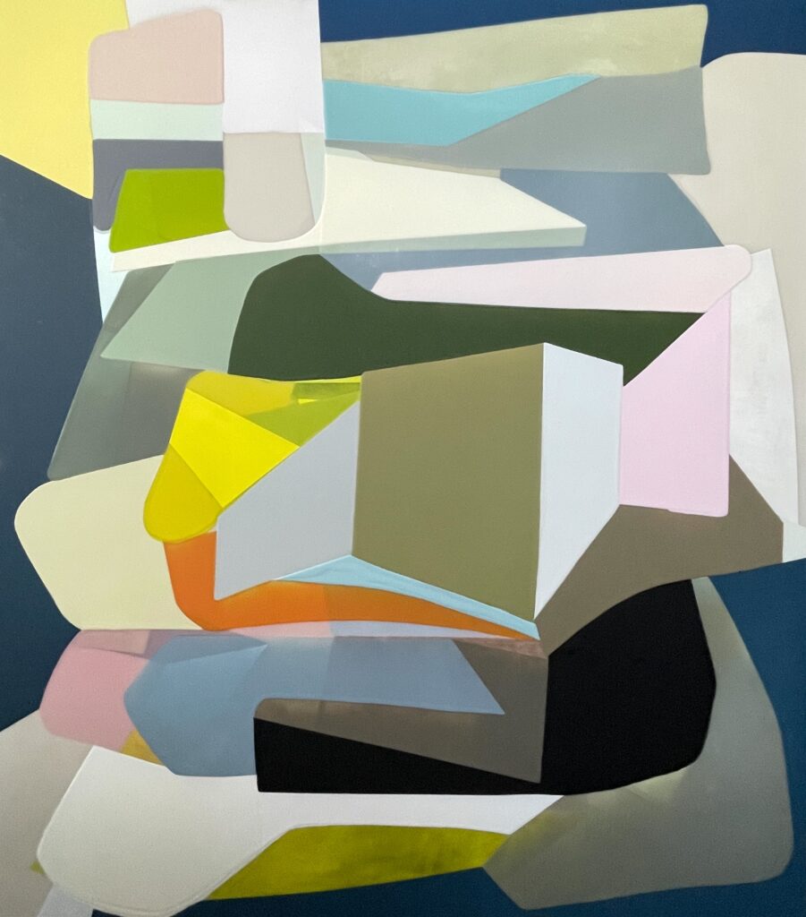 Susan Dory, Scouting, 2024, Acrylic on canvas over panel, 48 x 42 inches