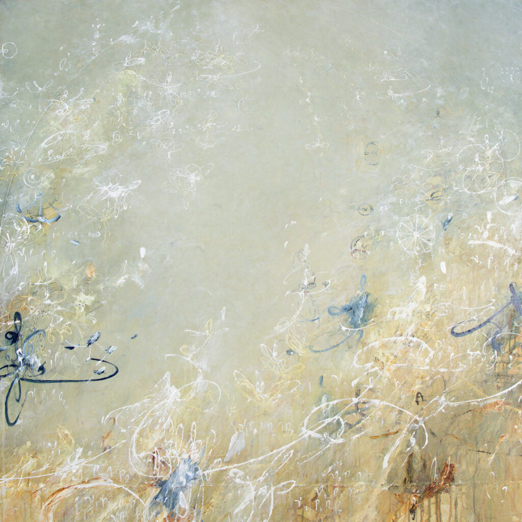 Michael Schultheis, Petite Galileo Reveries, 2022, Acrylic on canvas, 48 x 48 inches