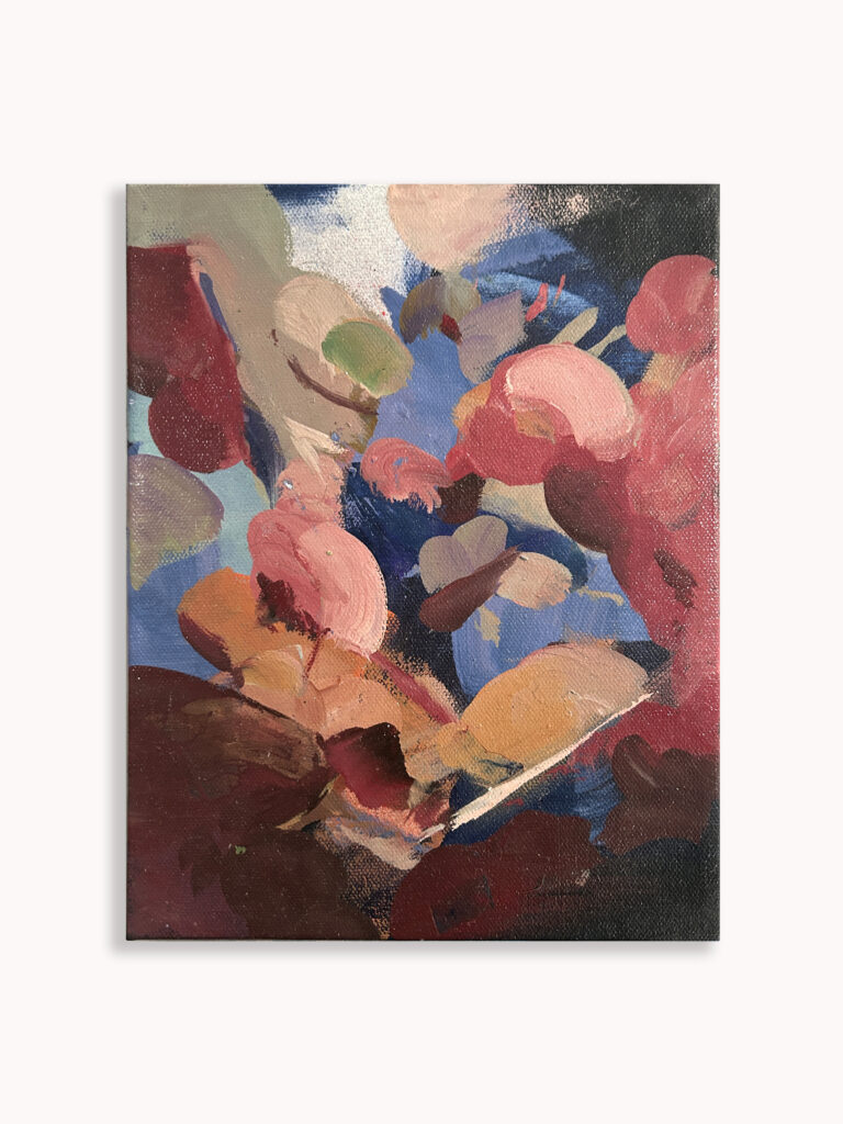 Eric Uhlir, To see you (a prize), 2025, Oil on linen, 10 1/4 x 8 x 3/4 inches