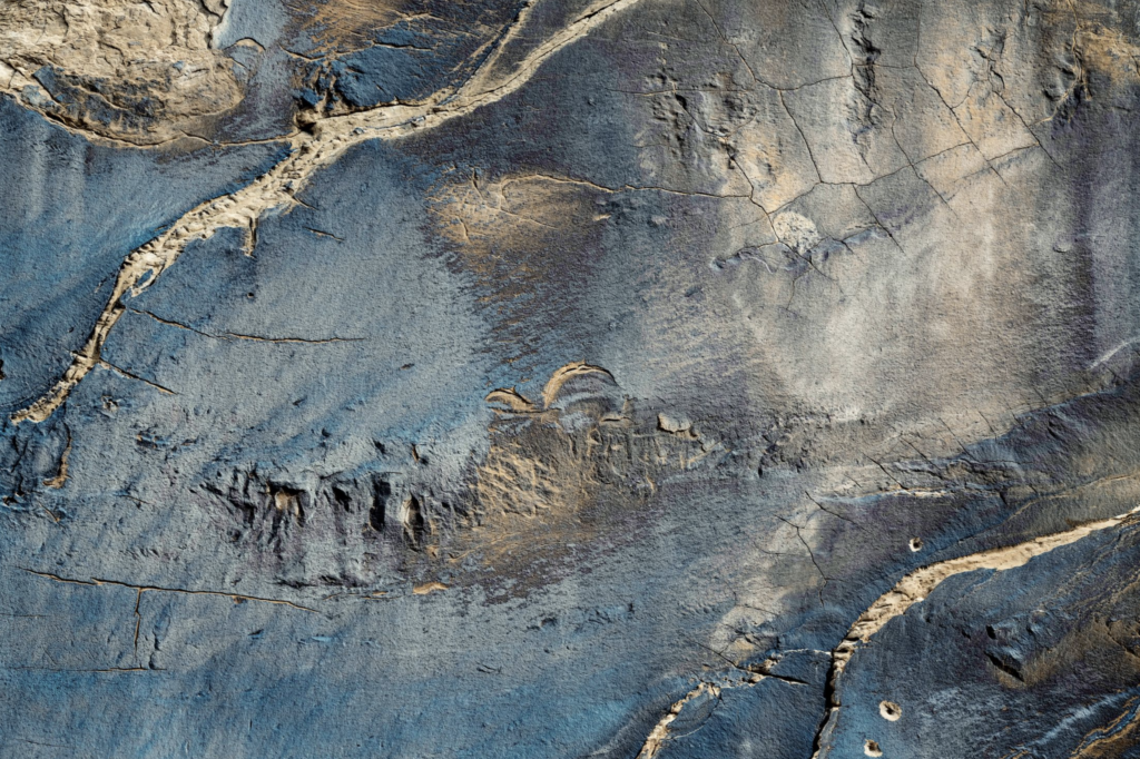 Sally Gall, Satellite View: Polar Region, 2022, Archival pigment print, Available in various sizes