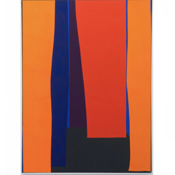 Brian Sanchez, After Peak, 2022, Vinyl Emulsion on canvas, 64 x 48 inches