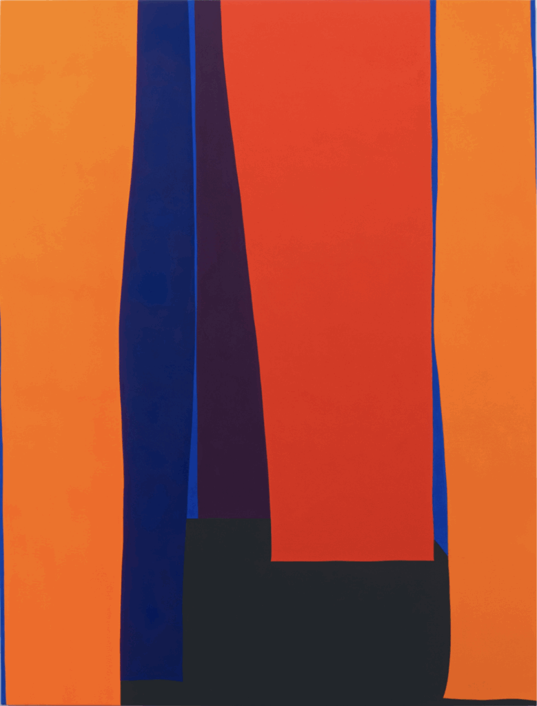 Brian Sanchez, After Peak, 2022, Vinyl Emulsion on canvas, 64 x 48 inches