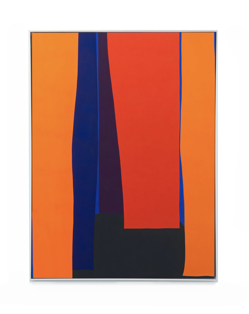 Brian Sanchez, After Peak, 2022, Vinyl Emulsion on canvas, 64 x 48 inches