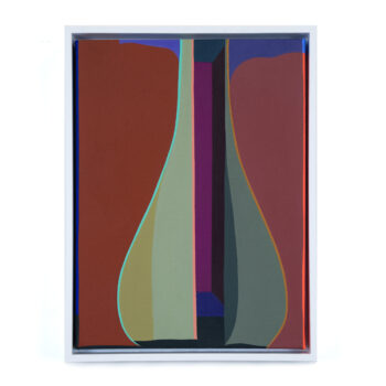 Brian Sanchez, Bulb, 2023, Vinyl Emulsion on canvas, 16 x 12 inches
