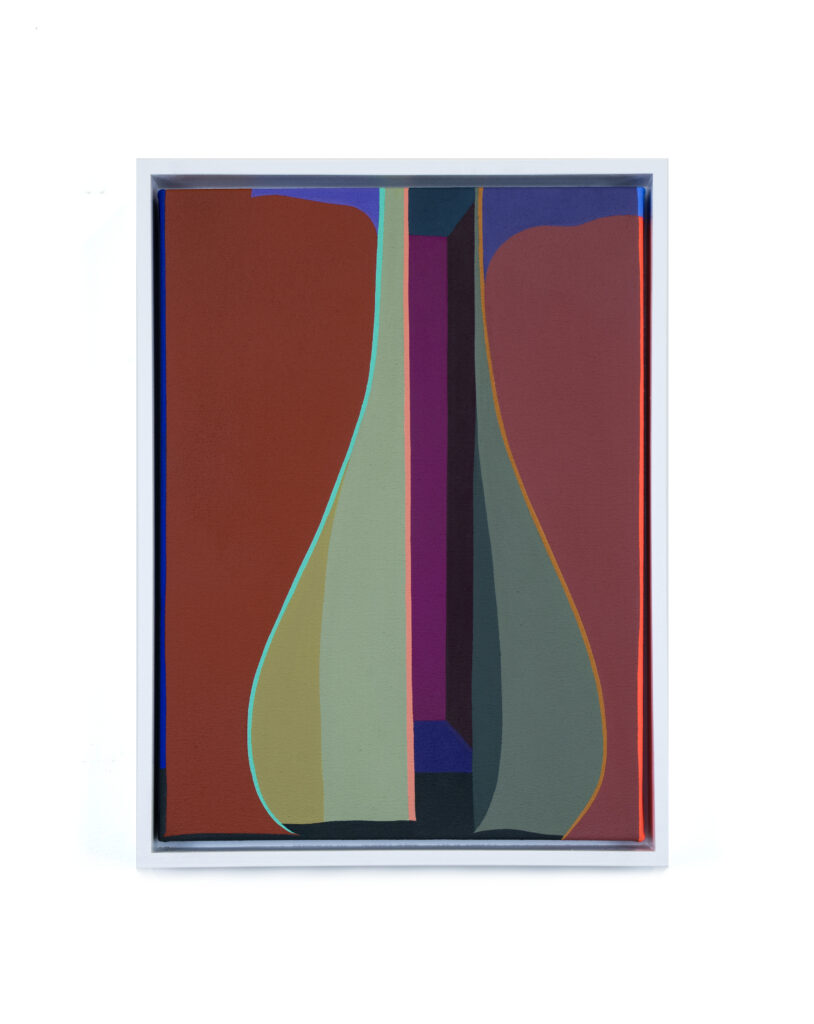 Brian Sanchez, Bulb, 2023, Vinyl Emulsion on canvas, 16 x 12 inches