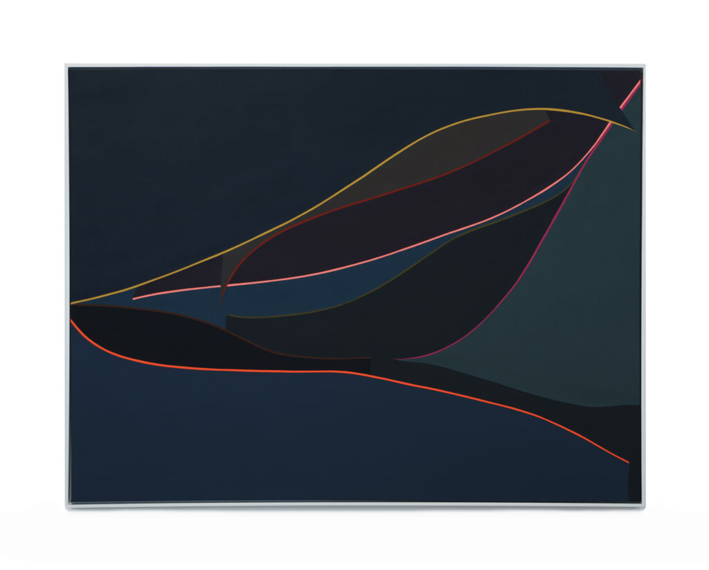 Brian Sanchez, Good Water (432Hz), 2023, Vinyl Emulsion on canvas, 54 x 72 inches