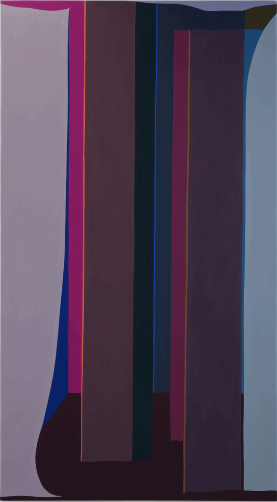 Brian Sanchez, Lovesick, 2023, Vinyl Emulsion on canvas, 86 x 48 inches