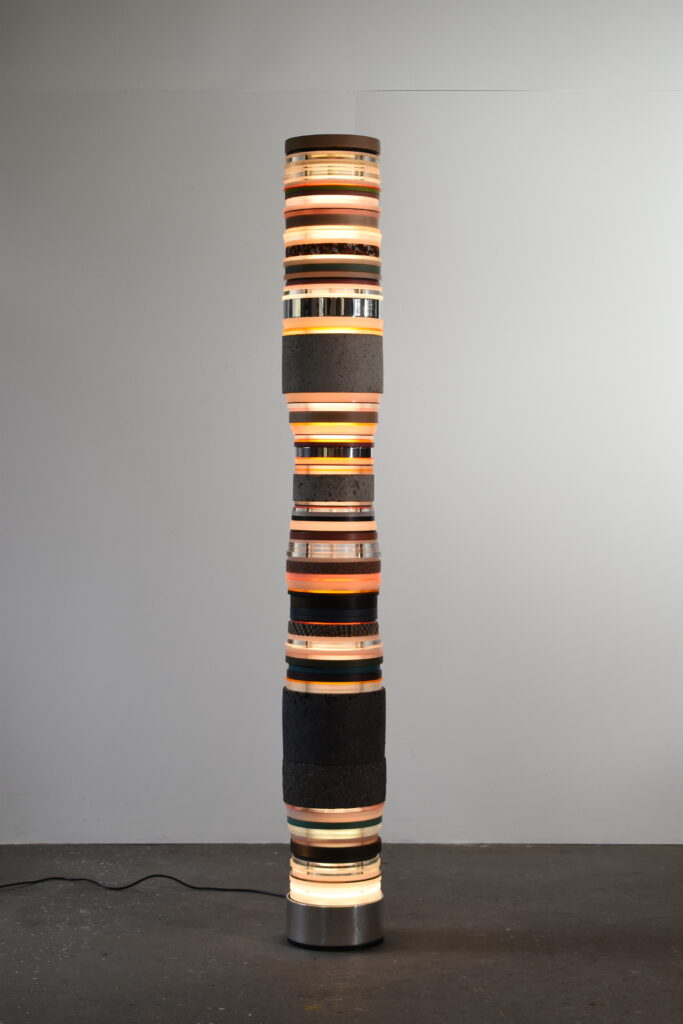 Matt Gagnon, Patchwork, 2025, Mixed Media, 81.5 x 10.5 x 10.5 inches