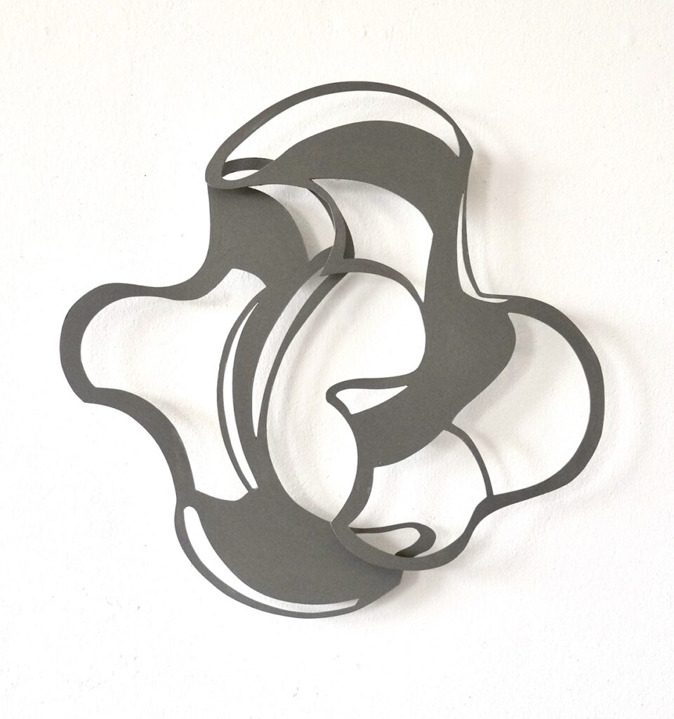Andreas Kocks Two of Us (#2463SA), 2025 Steel, acrylic 16.5 x 17 x 1 inches