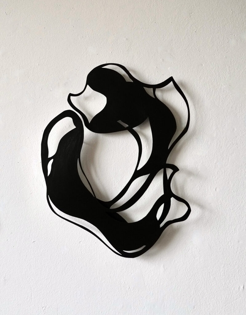 Andreas Kocks Two of Us (#2465SA), 2025 Steel, acrylic 17.5 x 14 x 1 inches