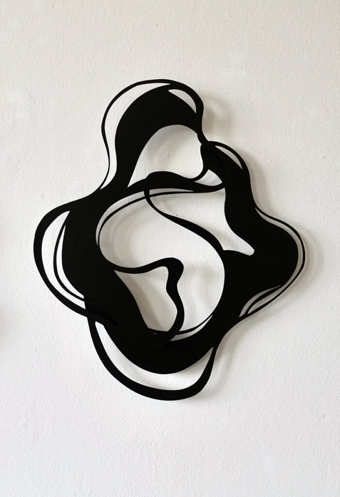 Andreas Kocks Two of Us (#2466SA), 2025 Steel, acrylic 18.5 x 16 x 1 inches