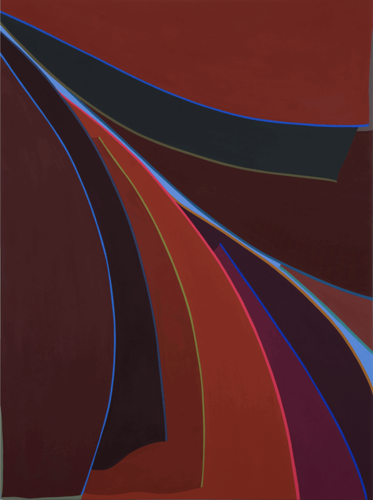 Brian Sanchez, Weeper, 2023, Vinyl Emulsion on canvas, 64 x 48 inches