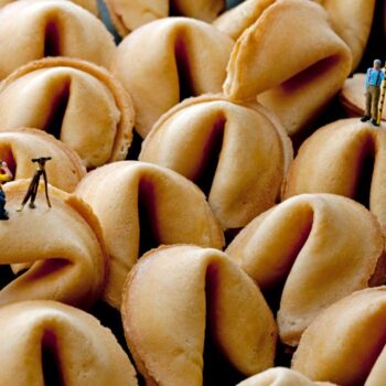 Christopher Boffoli, Fortune Cookie Surveyors, 2011, Lambda C-print, Available in various sizes