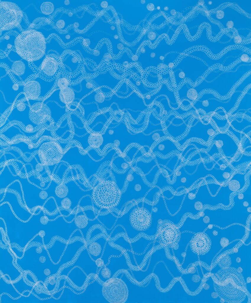 Tanya Minhas Water, 2024 Acrylic on canvas 72 x 60 inches Signed, titled, and dated on the verso