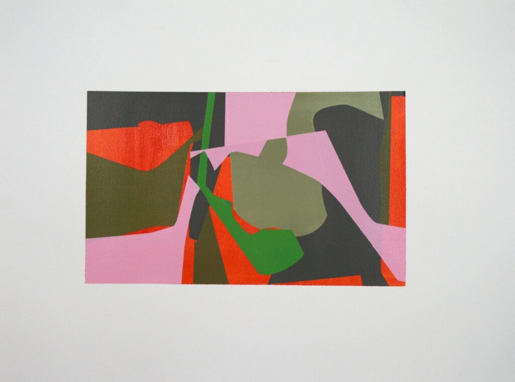 Susan Dory Future Perfect 1, 2025 Acrylic on paper 18 x 24 inches