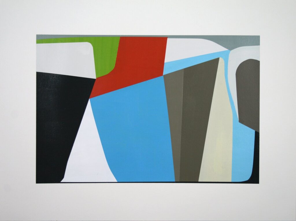 Susan Dory Future Perfect 3, 2025 Acrylic on paper 18 x 24 inches