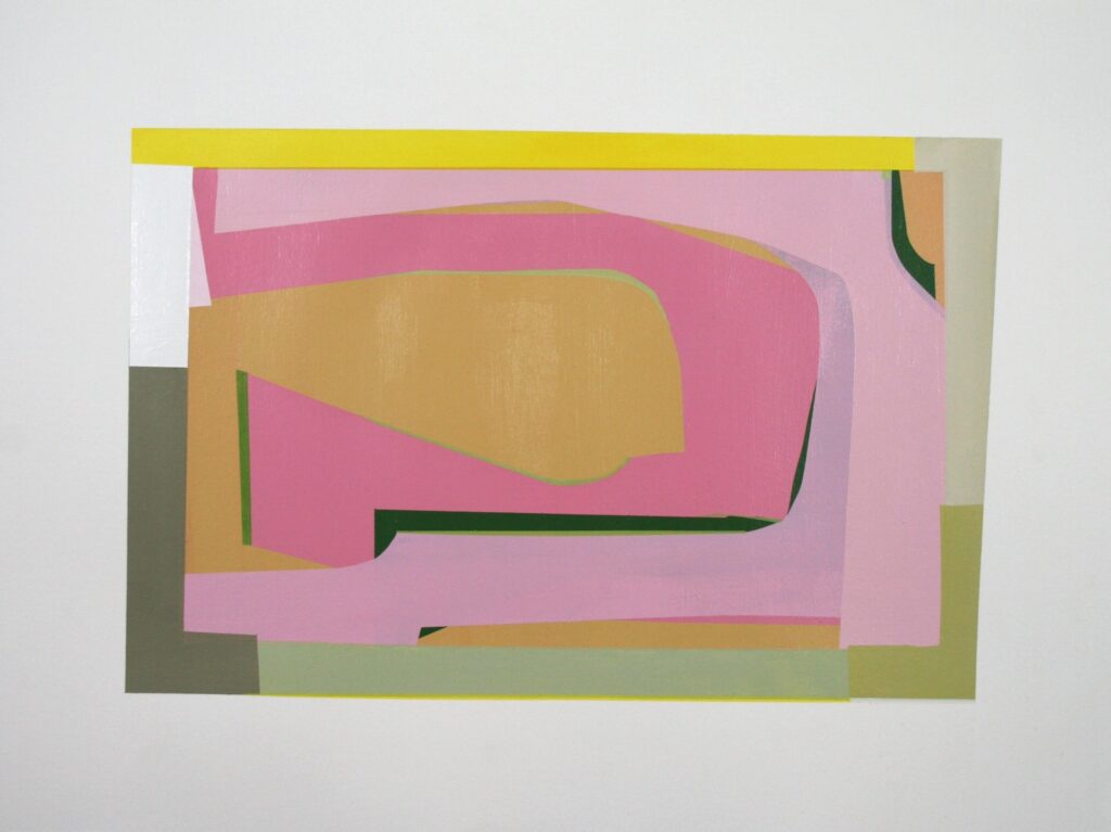 Susan Dory Future Perfect 4, 2025 Acrylic on paper 18 x 24 inches