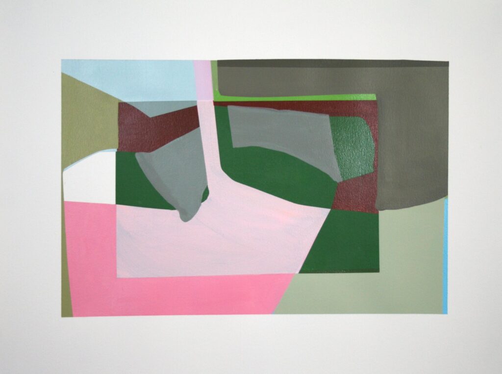 Susan Dory Future Perfect 8, 2025 Acrylic on paper 18 x 24 inches