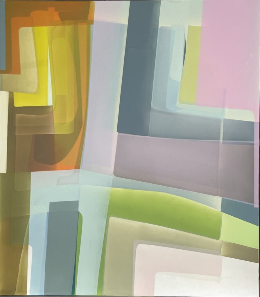 Susan Dory Love’s Dart, 2025 Acrylic on canvas over panel 48 x 42 inches