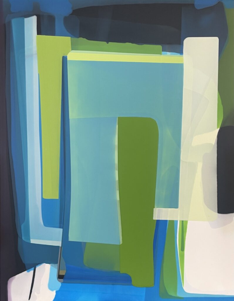 Susan Dory Voyelles, 2025 Acrylic on canvas over panel 30 x 24 inches