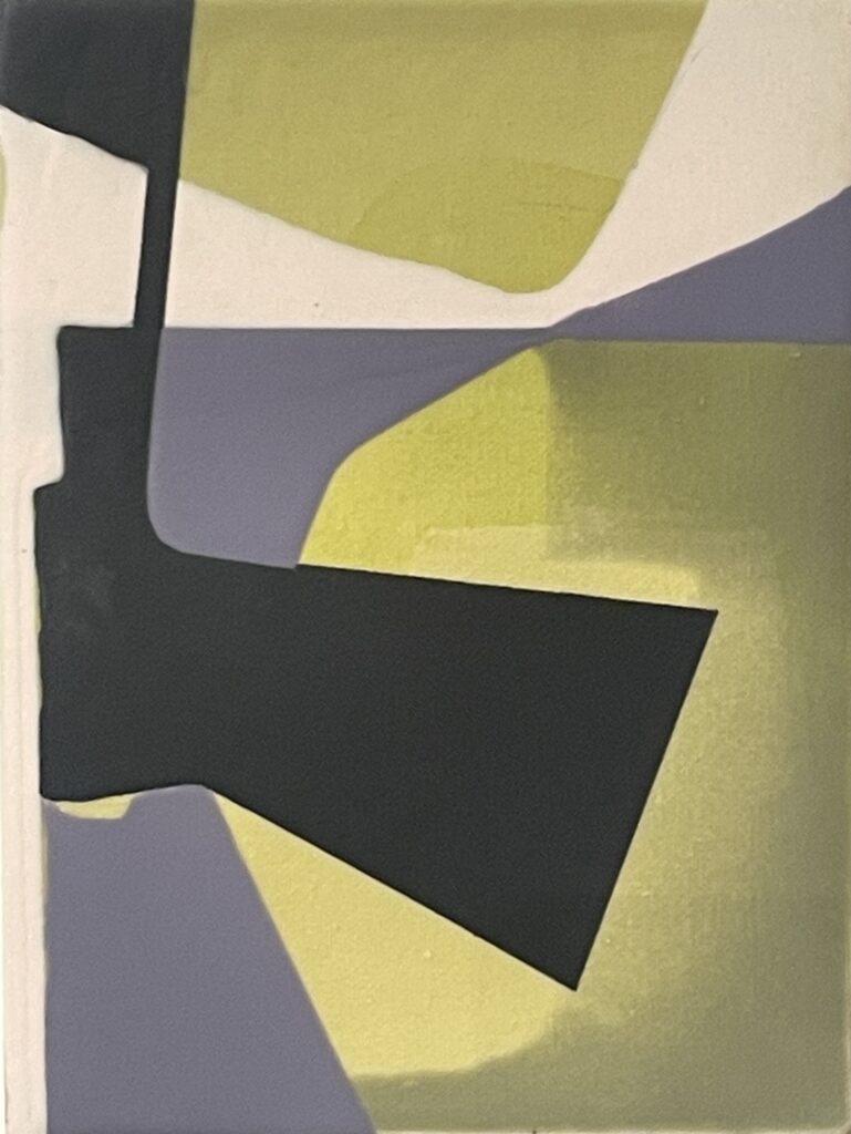 Susan Dory, Recognized Rare Forms 1, 2025, Acrylic on panel, 8 x 6 inches