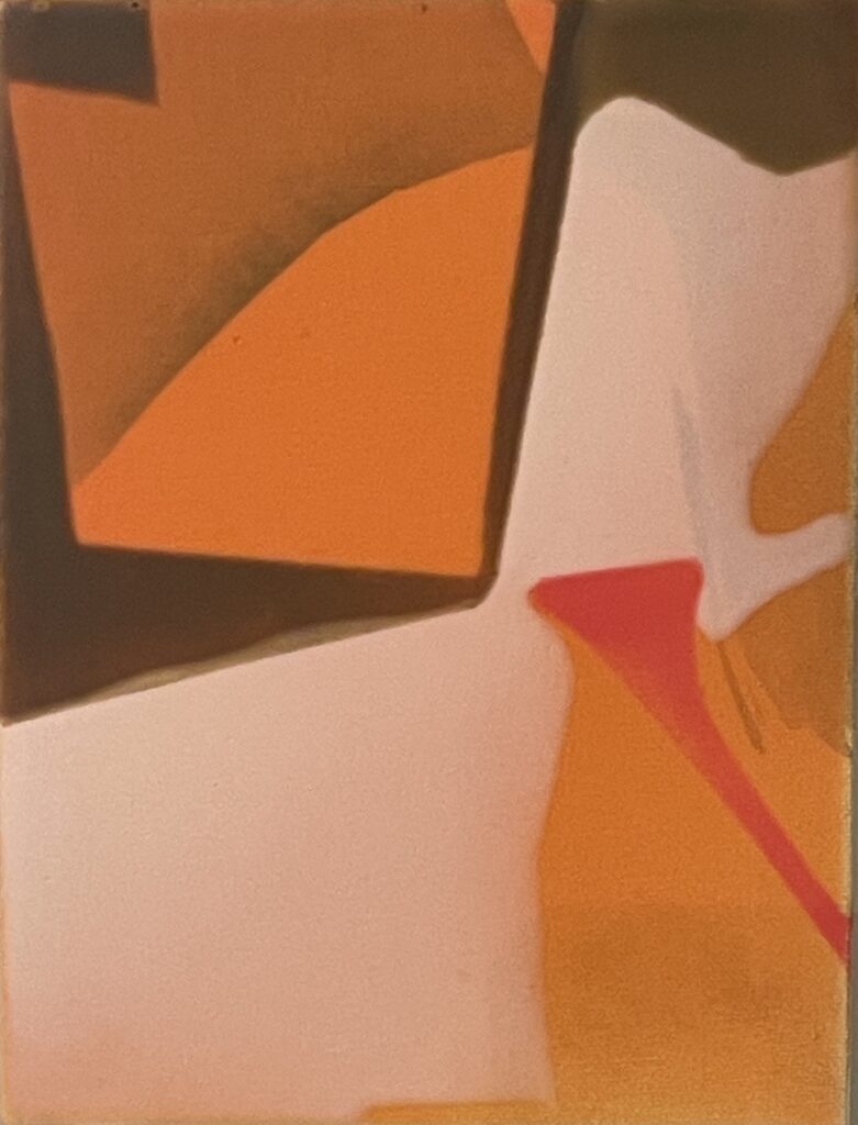 Susan Dory, Recognized Rare Forms 2, 2025, Acrylic on panel, 8 x 6 inches