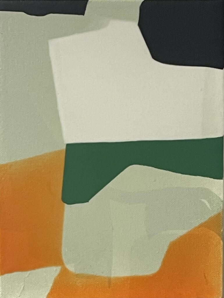 Susan Dory, Recognized Rare Forms 3, 2025, Acrylic on panel, 8 x 6 inches