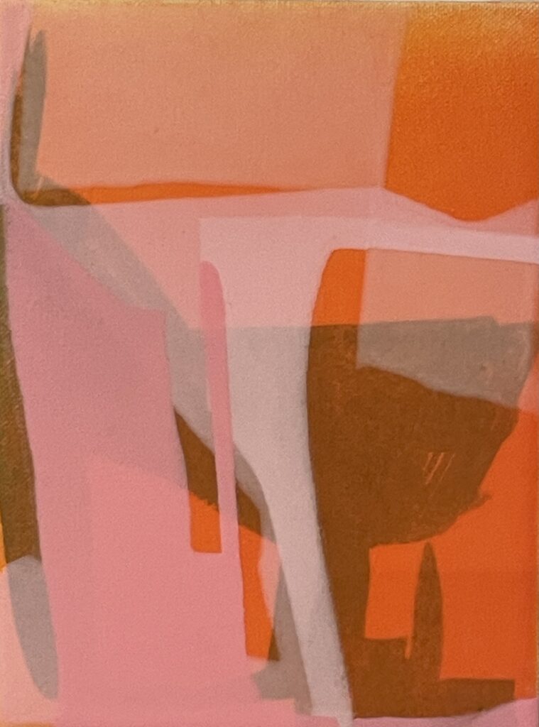 Susan Dory, Recognized Rare Forms 4, 2025, Acrylic on panel, 8 x 6 inches