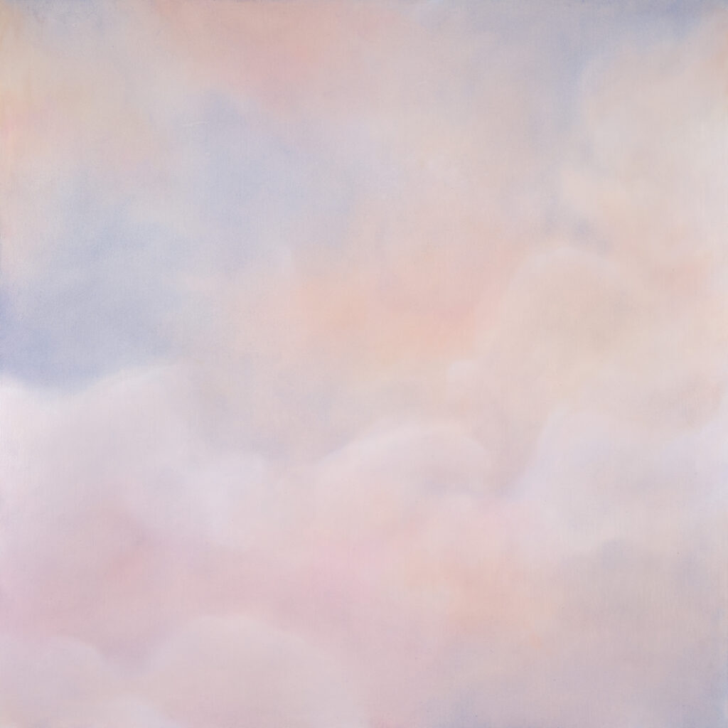 Tracy Rocca, Echo, 2026, Earth pigments on panel, 24 x 24 inches