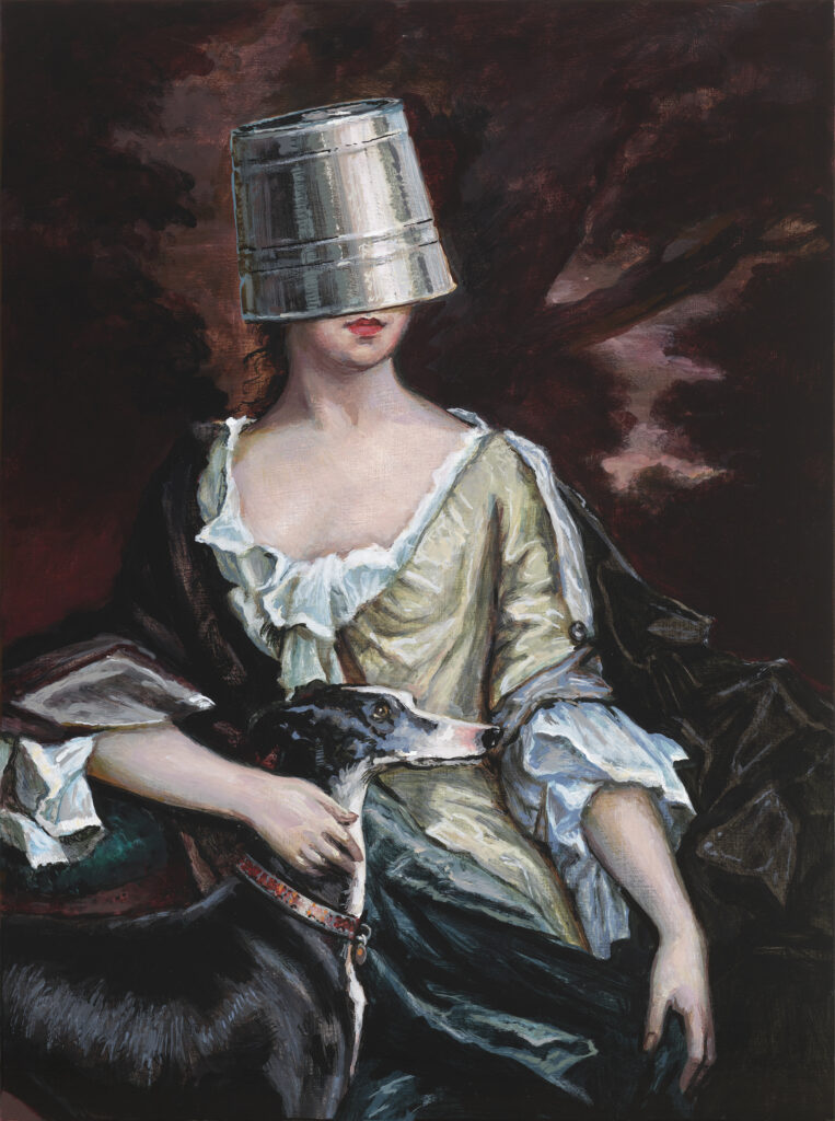 Ethan Murrow, Vanitas of the Garden, 2025, Acrylic on panel, 16 x 12 inches