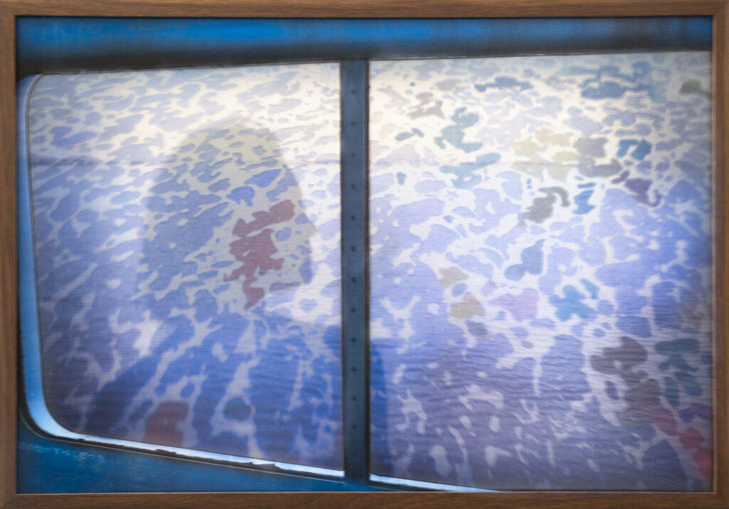 Nevil Dwek Shine, 2026 Giclée print, clear film, aluminum and acrylic, walnut artist frame Available in various sizes