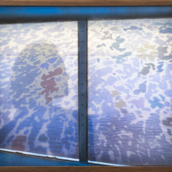 Nevil Dwek Shine, 2026 Giclée print, clear film, aluminum and acrylic, walnut artist frame Available in various sizes