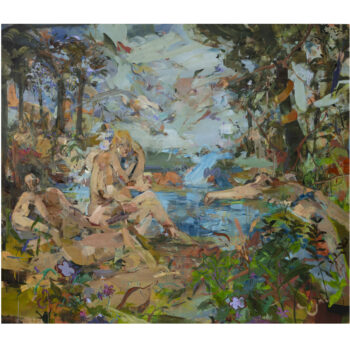 Eric Uhlir, Arboretum, 2026, Oil on linen, 72 × 80 inches