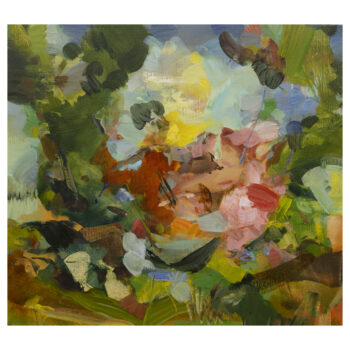 Eric Uhlir, Anniversary, 2026, Oil on linen, 18 × 20 inches