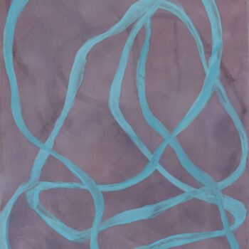 Betsy Eby, Chromatic Frequency No. 46, 2026, Oil and encaustic on panel, 21 x 15 inches