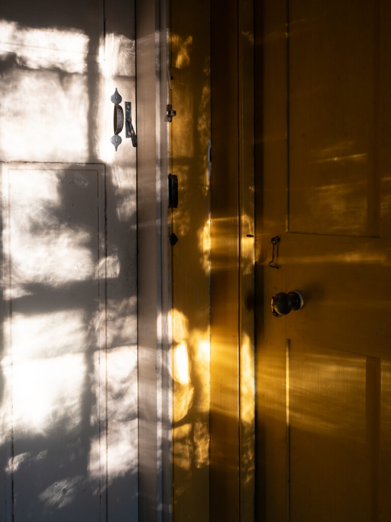 Deb Achak, Two Doors, Evening Light, 2025, Digital archival pigment print, Available in various sizes